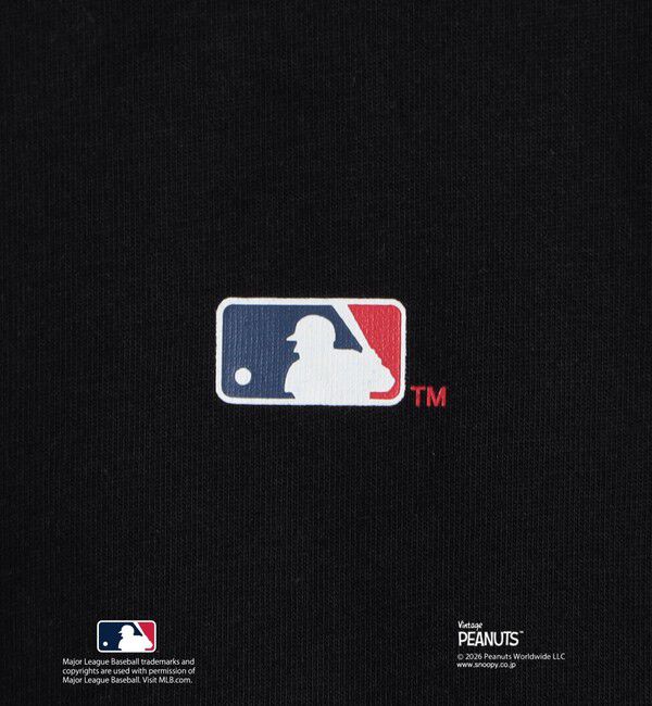 SHIPS KIDS「SHIPS KIDS:130～170cm / PEANUTS&times;MLB プリント Tシャツ」|Tシャツ・カットソー|