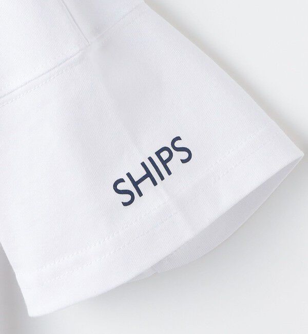 SHIPS KIDS「SHIPS KIDS:85～95cm/ PEANUTS&times;MLB プリント Tシャツ」|Tシャツ・カットソー|