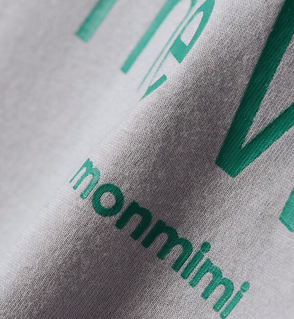 SHIPS any「【SHIPS any別注】monmimi:〈洗濯機可能〉ロゴ プリント ロンTEE 26SS」|Tシャツ・カットソー|