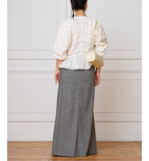 IENA LA BOUCLE「IENA LA BOUCLE タックブラウス」|シャツ・ブラウス|