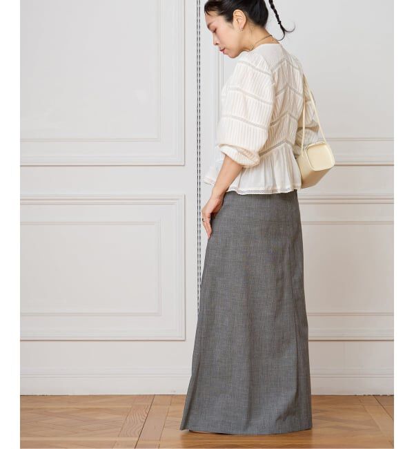 IENA LA BOUCLE「IENA LA BOUCLE タックブラウス」|シャツ・ブラウス|