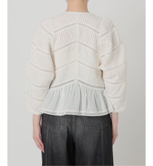 IENA LA BOUCLE「IENA LA BOUCLE タックブラウス」|シャツ・ブラウス|