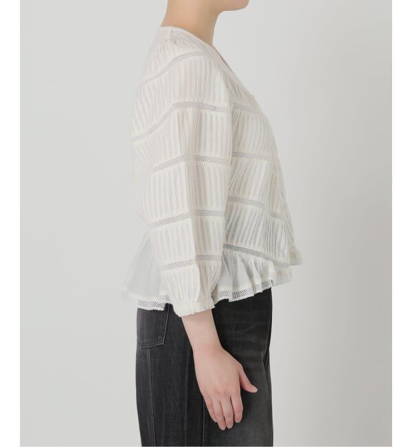 IENA LA BOUCLE「IENA LA BOUCLE タックブラウス」|シャツ・ブラウス|