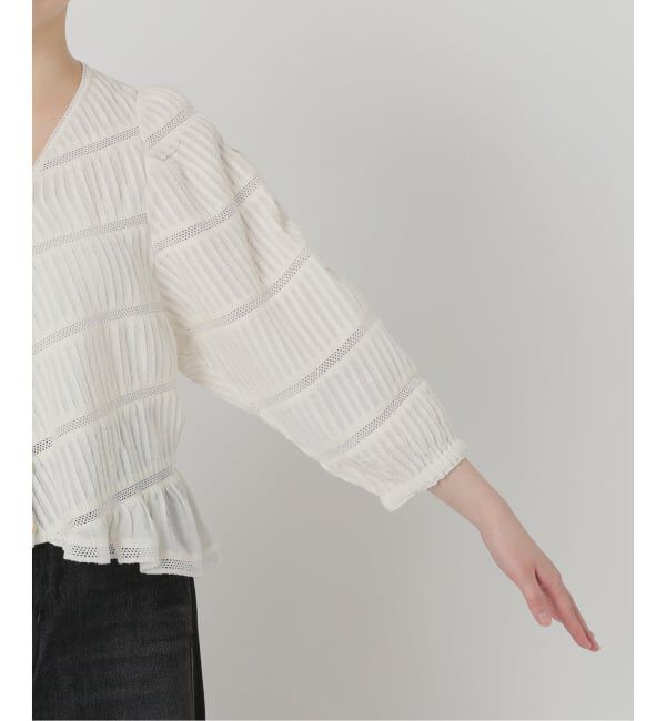 IENA LA BOUCLE「IENA LA BOUCLE タックブラウス」|シャツ・ブラウス|