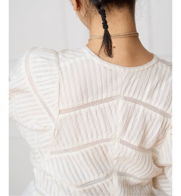 IENA LA BOUCLE「IENA LA BOUCLE タックブラウス」|シャツ・ブラウス|