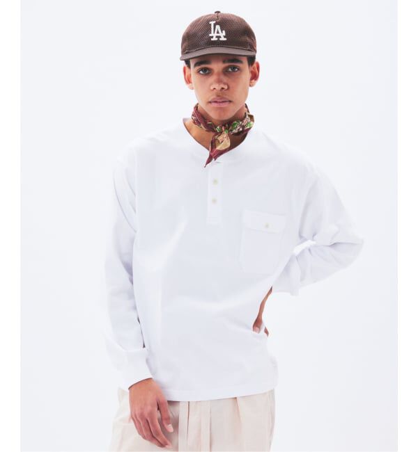 JOURNAL STANDARD「CHAMPION / チャンピオン for JS 長袖 ヘンリーネック」|Tシャツ・カットソー|