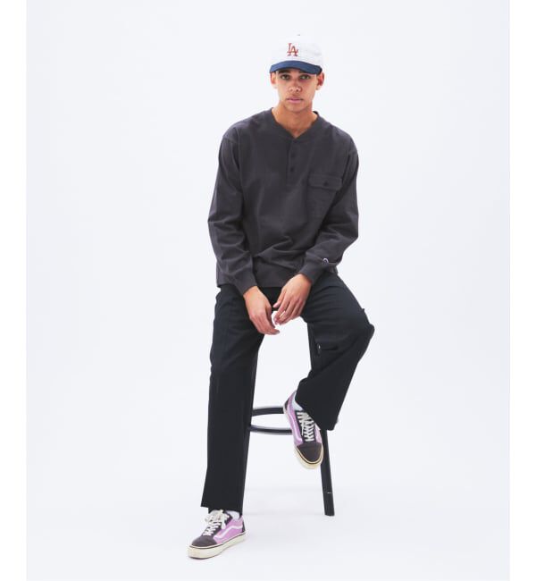 JOURNAL STANDARD「CHAMPION / チャンピオン for JS 長袖 ヘンリーネック」|Tシャツ・カットソー|