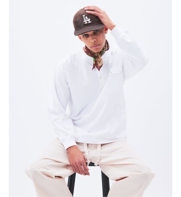 JOURNAL STANDARD「CHAMPION / チャンピオン for JS 長袖 ヘンリーネック」|Tシャツ・カットソー|