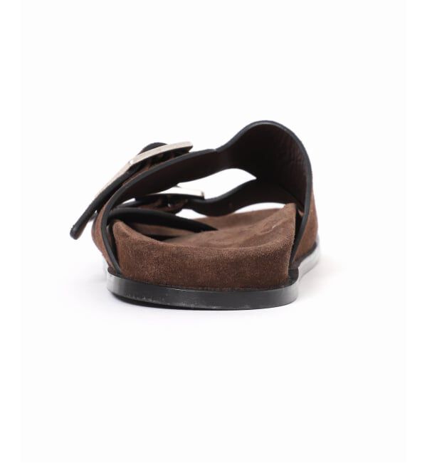 journal standard L'essage「【ALOHAS/アロハス】 Alba Suede Brown Leather Sandals：サンダル」|サンダル|