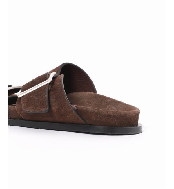 journal standard L'essage「【ALOHAS/アロハス】 Alba Suede Brown Leather Sandals：サンダル」|サンダル|