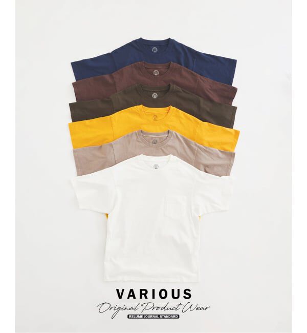 JOURNAL STANDARD relume「ヴァリアス ガーメントダイ ポケットTシャツ」|Tシャツ・カットソー|