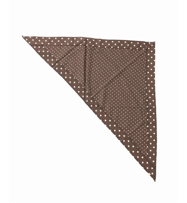 JOURNAL STANDARD relume「【SOIL/ソイル】 80s COTTON VOILE DOT PRINT TRIANGLE」|バンダナ・スカーフ|
