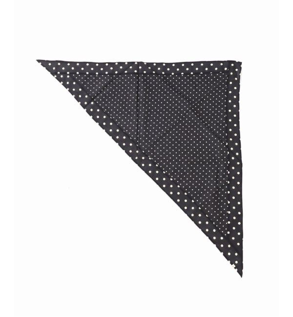JOURNAL STANDARD relume「【SOIL/ソイル】 80s COTTON VOILE DOT PRINT TRIANGLE」|バンダナ・スカーフ|
