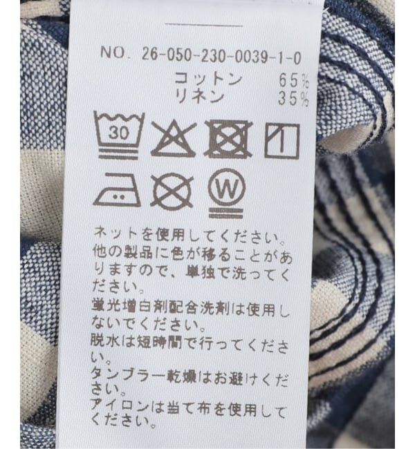 FRAMeWORK「MONITALY/モニタリー　GIORGIO WORK SHIRT W CONCHE」|シャツ・ブラウス|