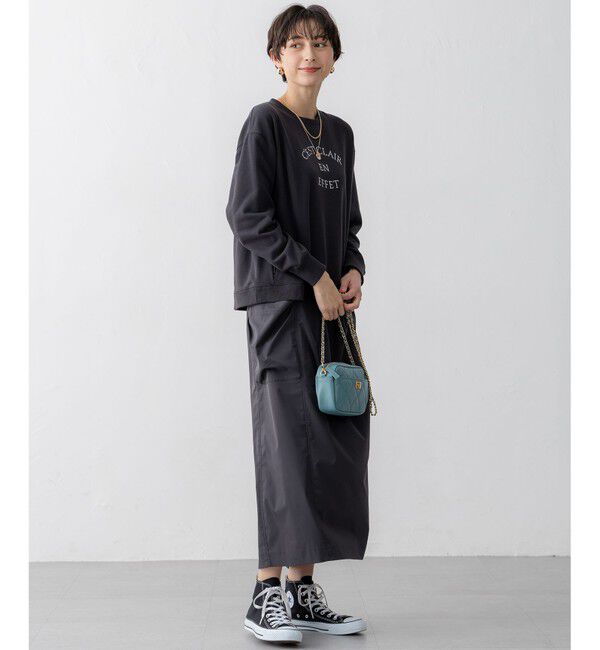 23区「【洗える】コットンテリー ロゴ スウェット」|Tシャツ・カットソー|