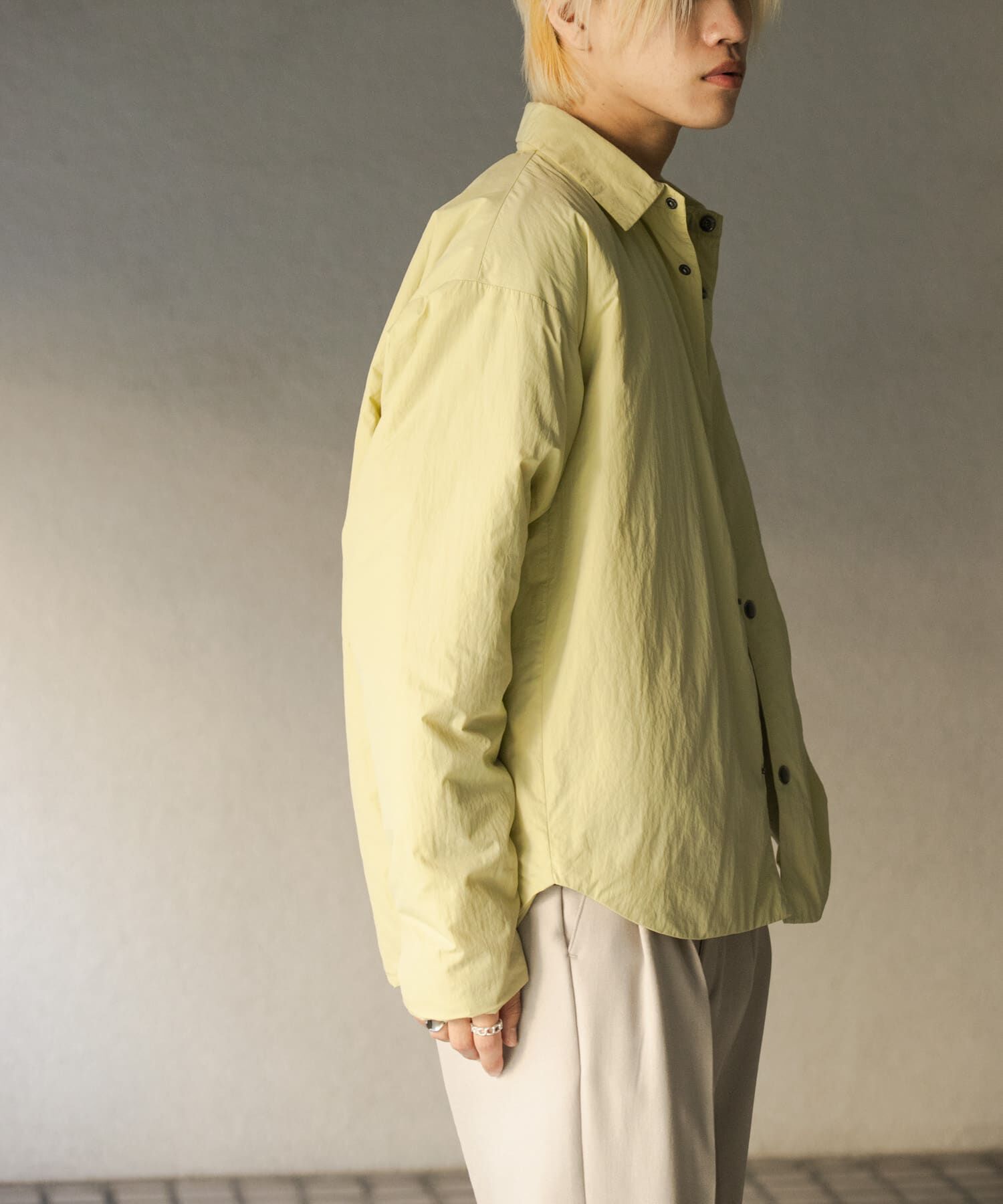 SENSE OF PLACE by URBAN RESEARCH「パデッドルーズシャツ」|シャツ・ブラウス|ベージュ