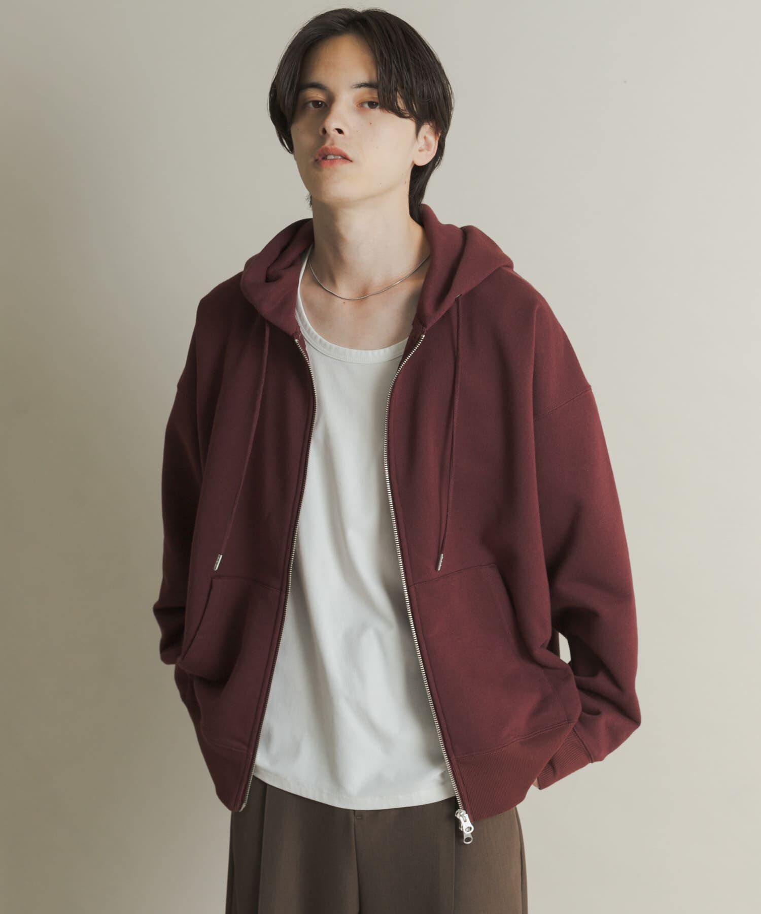 SENSE OF PLACE by URBAN RESEARCH「『ユニセックス』Wジップパーカー」|パーカー|レッド