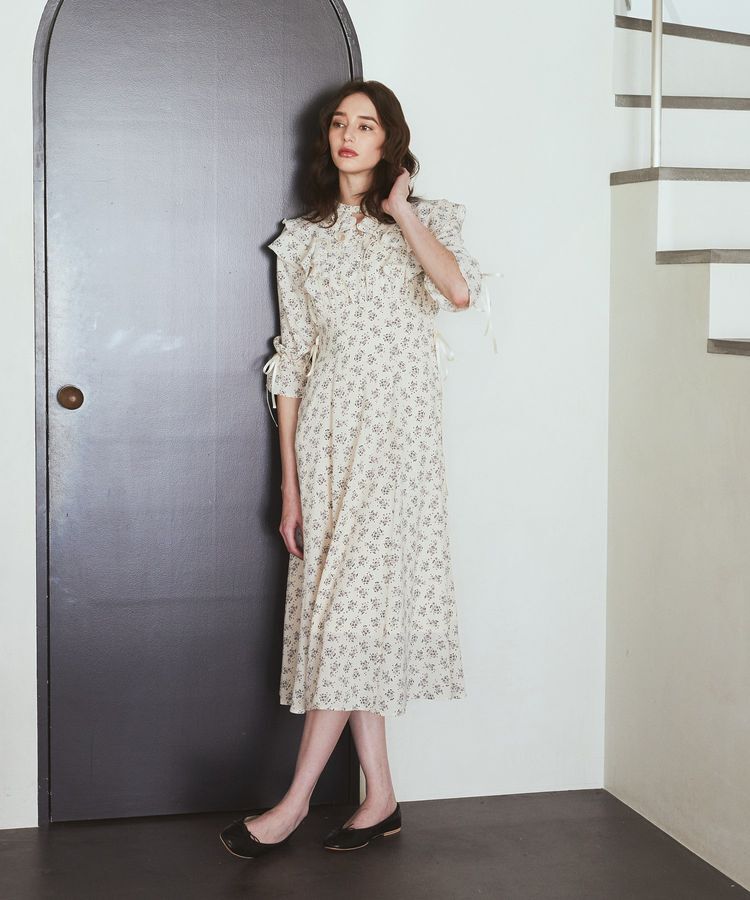 Maison de FLEUR Petite Robe「フラワープリントワンピース」|ワンピース|