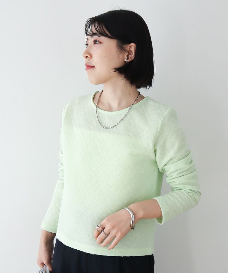 Green Parks「シアーポコポコプルオーバー」|Tシャツ・カットソー|