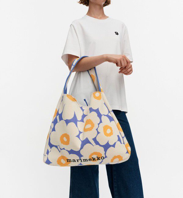Marimekko「【日本限定】Knitted Bag Large Unikko ショルダーバッグ」|ショルダー・メッセンジャー|