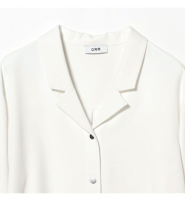 Demi-Luxe BEAMS 「ORR / オープンカラー シャツ」|シャツ・ブラウス|