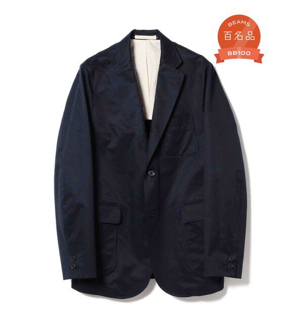 BEAMS PLUS「BEAMS PLUS / コットンツイル 3ボタン ジャケット」|その他|NAVY