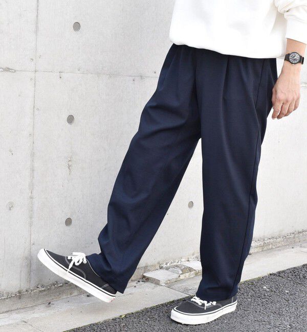 SHIPS any「SHIPS any: SOLOTEX(R) 2タック ウーリック セミワイド イージーパンツ （セットアップ対応）◇」|その他|