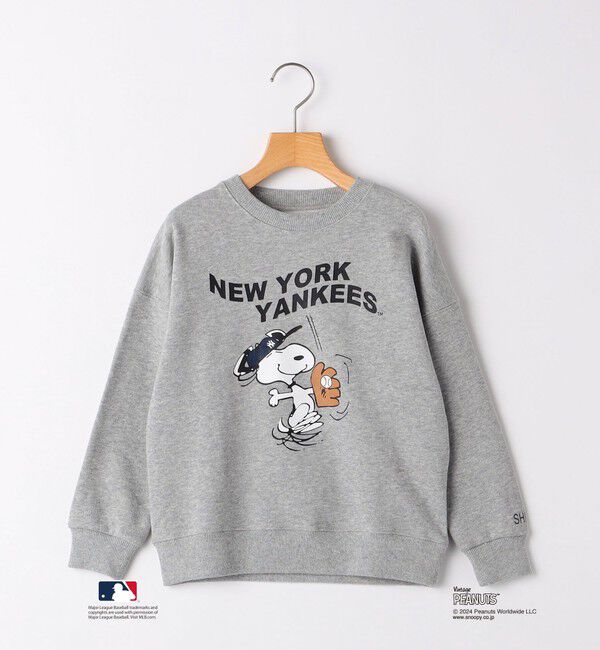 SHIPS KIDS「SHIPS KIDS:100～125cm / スヌーピー&times;MLB スウェット」|スウェット・ジャージ|