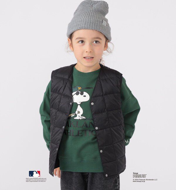 SHIPS KIDS「SHIPS KIDS:100～125cm / スヌーピー&times;MLB スウェット」|スウェット・ジャージ|