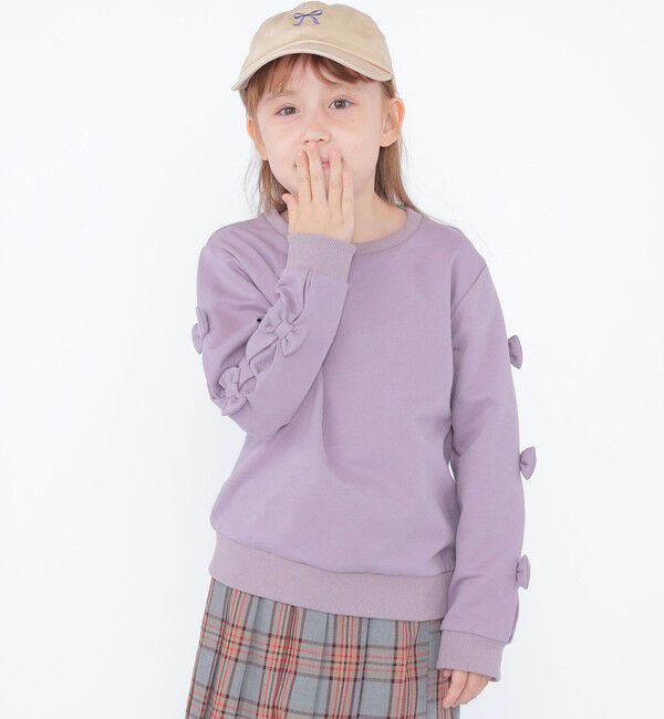SHIPS KIDS「SHIPS KIDS:100～130cm / リボン スウェット」|スウェット・ジャージ|