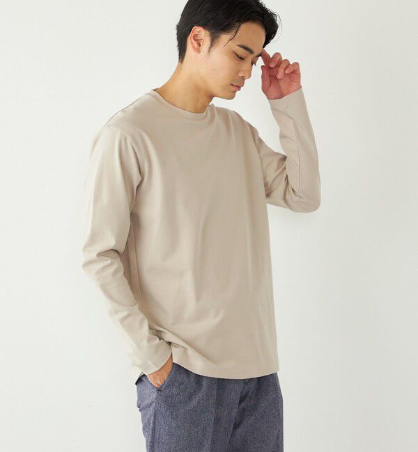 SHIPS Colors 「SHIPS Colors:〈UVカット・速乾〉AVANT(R) 3D ロングスリーブ ビズT◇」|Tシャツ・カットソー|