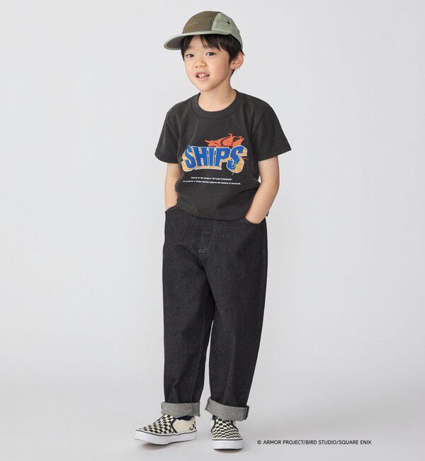 SHIPS KIDS「DQVIIR &times; SHIPS:100～140cm  ロゴ Tシャツ〈KIDS〉」|Tシャツ・カットソー|