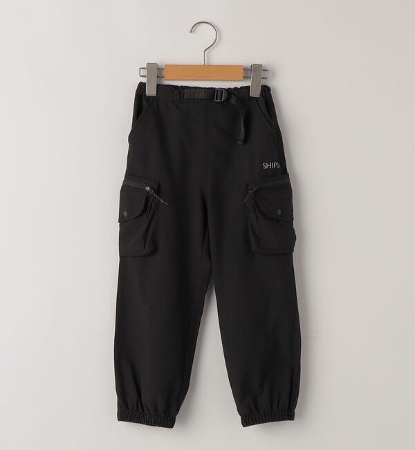 SHIPS KIDS「SHIPS KIDS:100～130cm / 〈多機能〉サーパスドライ ユーティリティ カーゴ パンツ」|カーゴ|ブラック