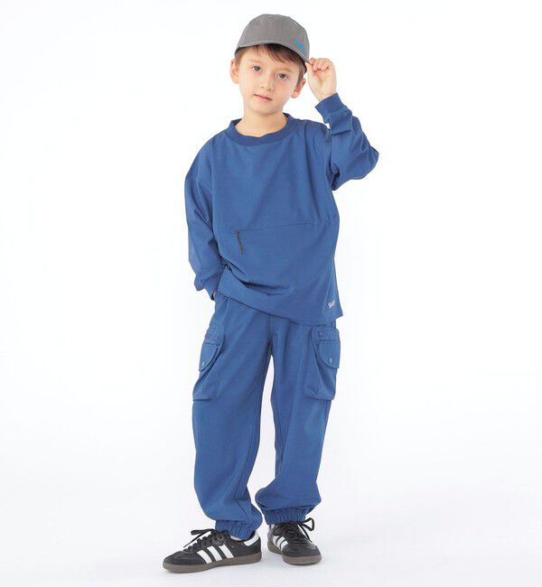 SHIPS KIDS「SHIPS KIDS:100～130cm / 〈多機能〉サーパスドライ ユーティリティ カーゴ パンツ」|カーゴ|