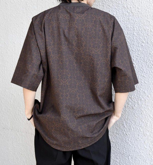 SHIPS any「SHIPS any:〈撥水/軽量/ストレッチ〉SOLOTEX(R)  シアサッカー スピンドル Tシャツ ◇」|Tシャツ・カットソー|