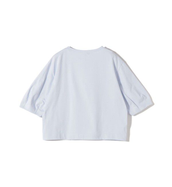 SHIPS for women「SHIPS Primary Navy Label:〈手洗い可能〉ランタン スリーブ プルオーバー」|Tシャツ・カットソー|