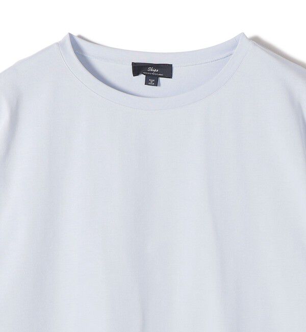 SHIPS for women「SHIPS Primary Navy Label:〈手洗い可能〉ランタン スリーブ プルオーバー」|Tシャツ・カットソー|