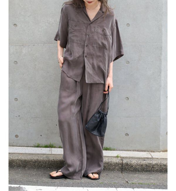 OUTDOOR PRODUCTS Usual Things「追加キュプラステッチワークドロストパンツ セットアップ対応」|スラックス|