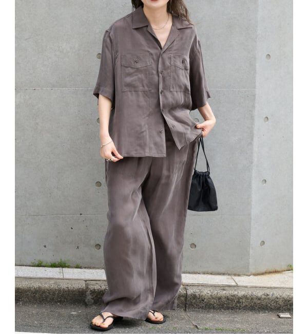 OUTDOOR PRODUCTS Usual Things「追加キュプラステッチワークドロストパンツ セットアップ対応」|スラックス|