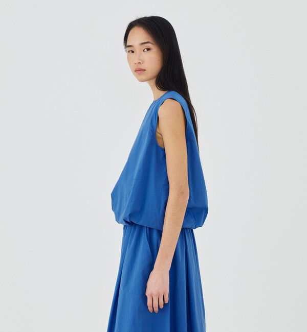 GALERIE VIE「【一部WEB先行予約】コットンツイル バルーンノースリーブブラウス」|シャツ・ブラウス|