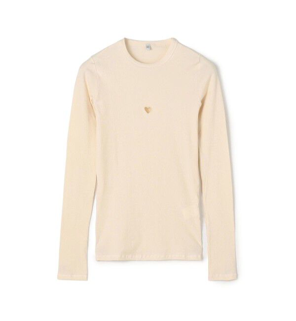 TOMORROWLAND BUYING WEAR「BASERANGE HEART LONG SLEEVE TEE」|Tシャツ・カットソー|11 ホワイト