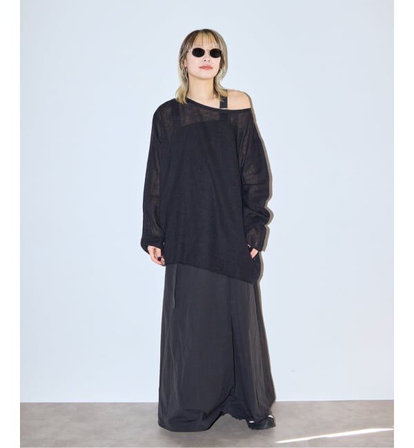  「《予約》BELTED STRAP DRESS：ワンピース」|ワンピース|