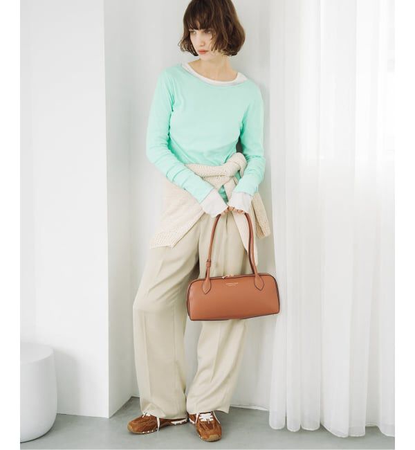 SLOBE IENA「ANTONELLO MASI SLOBE別注 ロングハンドルボストン GABRIELLA」|ボストンバッグ|