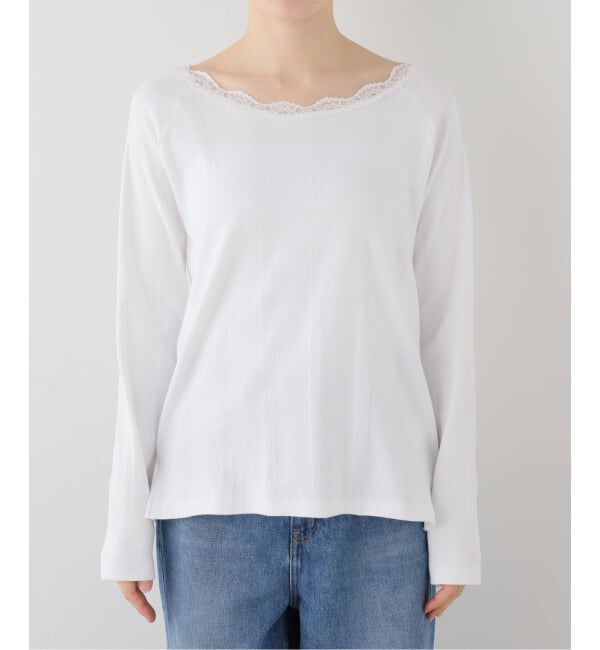 SLOBE IENA「miller/ミラー SLOBE別注 レースカットソー」|Tシャツ・カットソー|