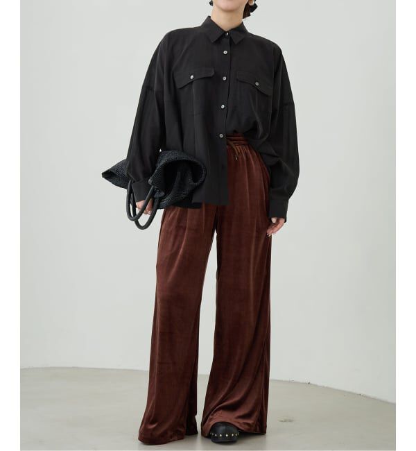 IENA LA BOUCLE「IENA LA BOUCLE フィブリルシアーシャツ」|シャツ・ブラウス|
