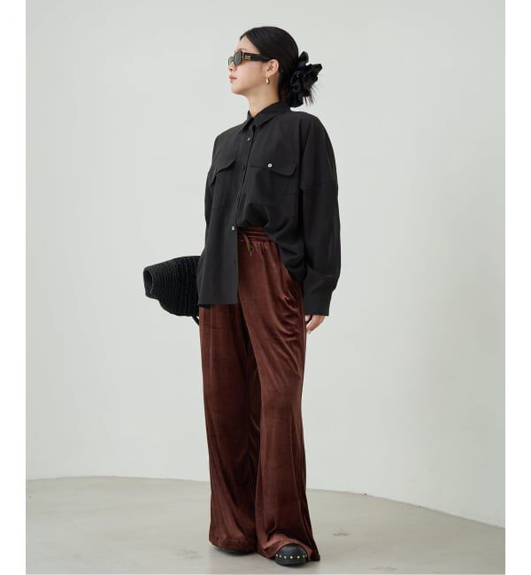 IENA LA BOUCLE「IENA LA BOUCLE フィブリルシアーシャツ」|シャツ・ブラウス|