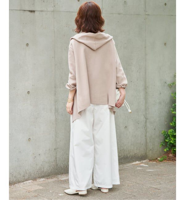 SLOBE IENA「《WEB限定/追加》ニットフーディーカーディガン」|カーディガン|
