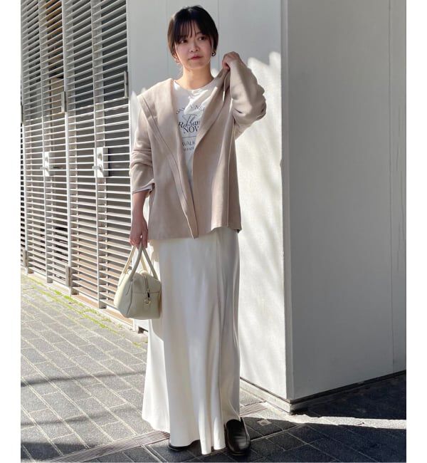 SLOBE IENA「《WEB限定/追加》ニットフーディーカーディガン」|カーディガン|
