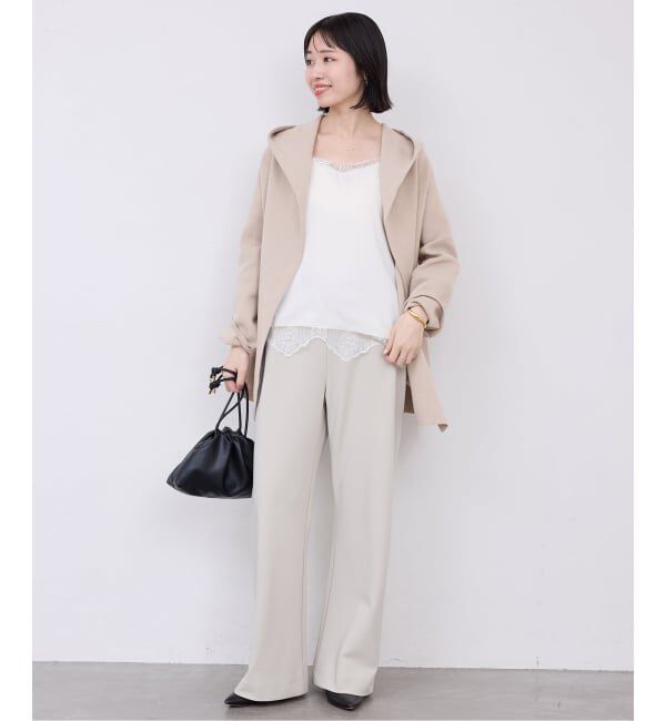 SLOBE IENA「《WEB限定/追加》ニットフーディーカーディガン」|カーディガン|