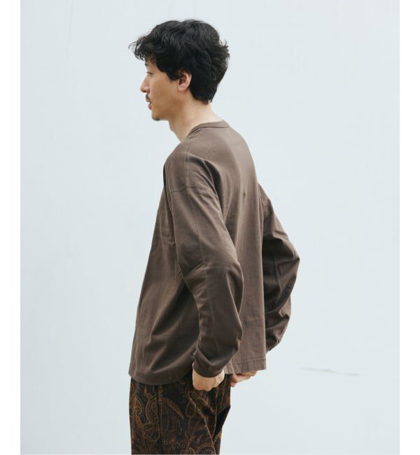 JOURNAL STANDARD「Health knit / ヘルスニット 別注 ヘンリー ネックロンT」|Tシャツ・カットソー|